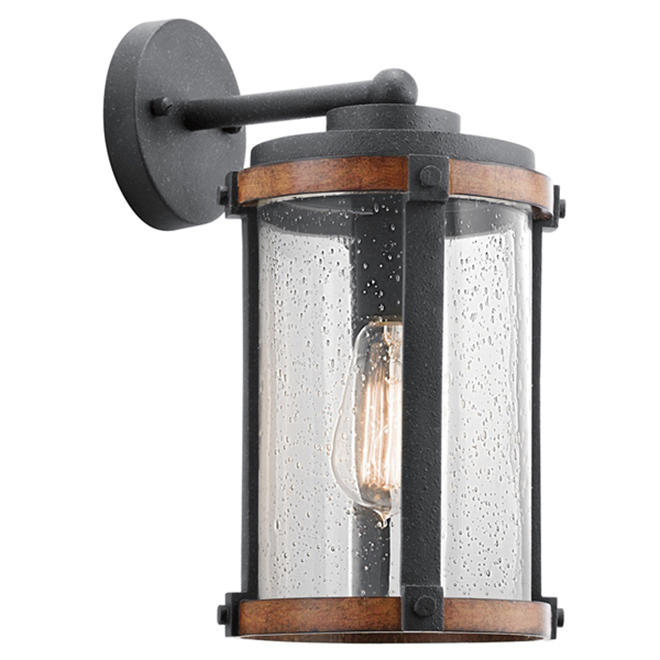 Kichler Lighting Barrington 13 In 1 Light Black Wall Sconce 39495