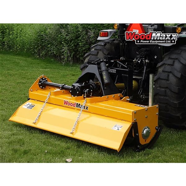 Dk Woodmaxx Rt In Black Steel Pto Rotary Tiller Rt