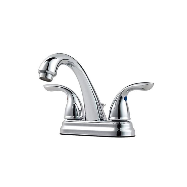 Pfister Pfirst Series 2 Handle Polished Chrome 4 In Centerset Bathroom