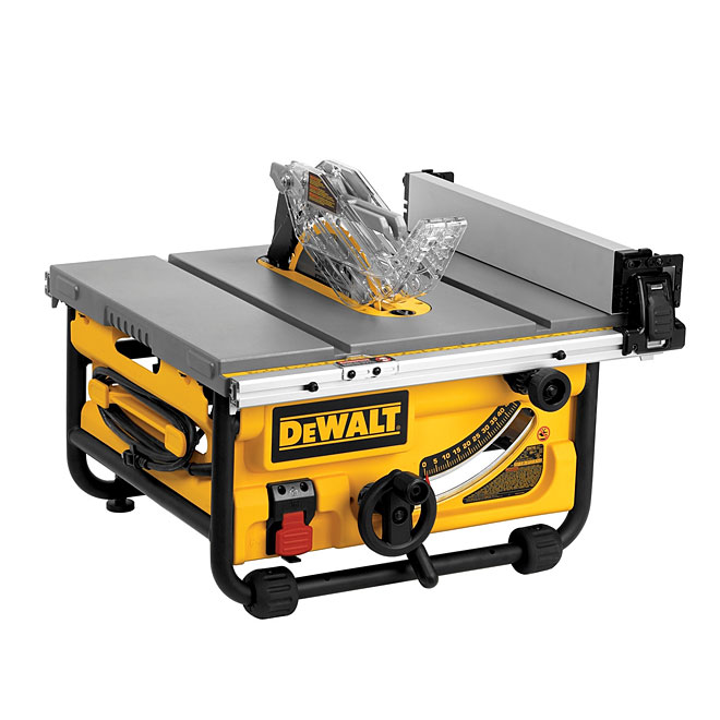 Banc De Scie Compact Dewalt 10 15 A Dwe7480 Reno Depot