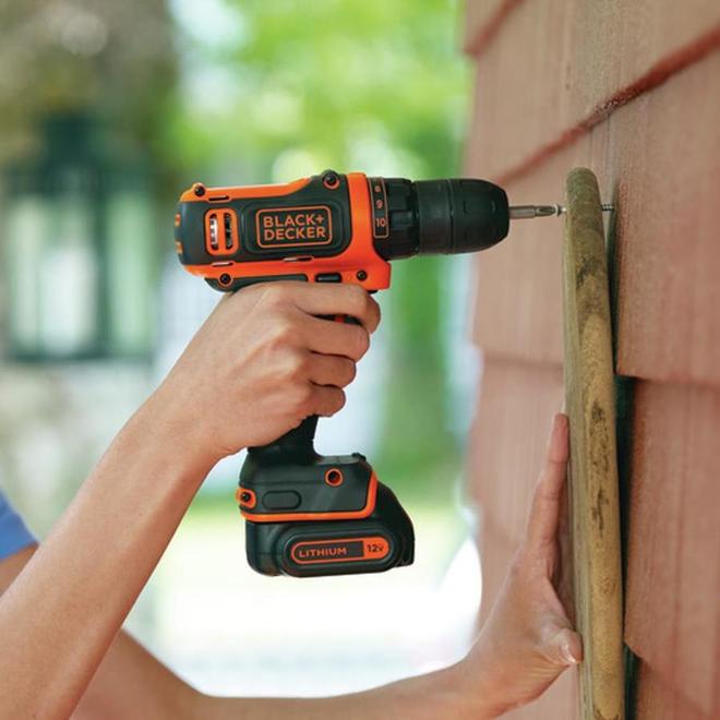 Black Decker Perceuse Sans Fil Black Decker Volt Max In