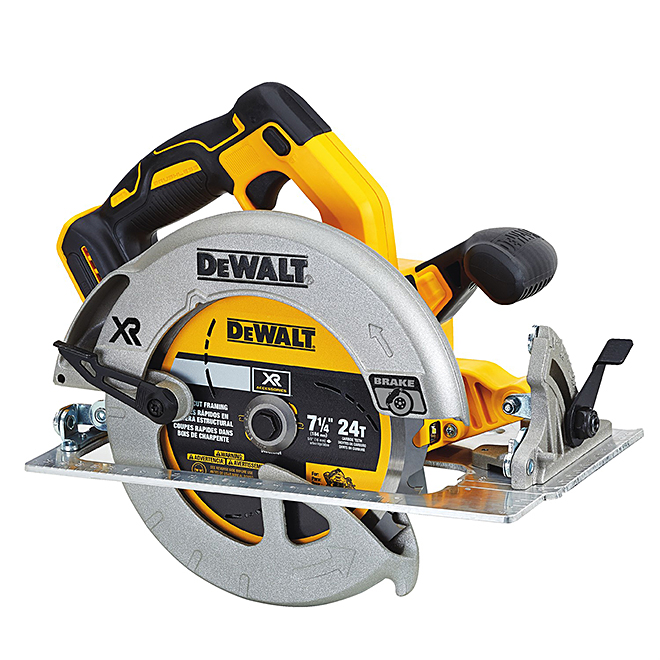 Dewalt XR 20-V Max 1/4-in Cordless Circular Saw 5500-RPM Brushless  Motor Bare Tool (battery not included) DCS570B Réno-Dépôt