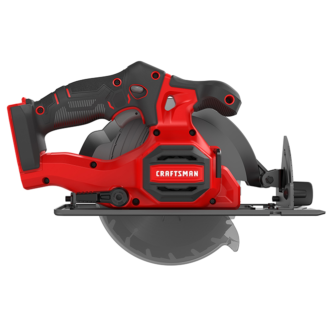 Craftsman 20-V 1/2-in Cordless Circular Saw 4000-RPM 50° Bevel  Capacity Bare Tool (battery not included) CMCS500B Réno-Dépôt