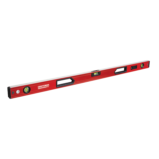 Magnetic Box Beam Level - Lighted - 48" - Red and Black