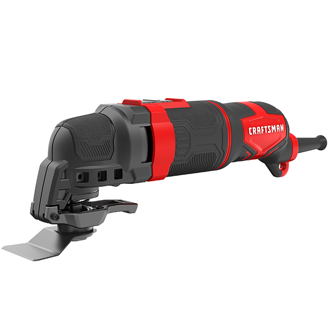 CRAFTSMAN 14-Pc Corded A Oscillating Multi-Tool Kit with Soft Case LED  Light Variable Speed CMEW400 Réno-Dépôt