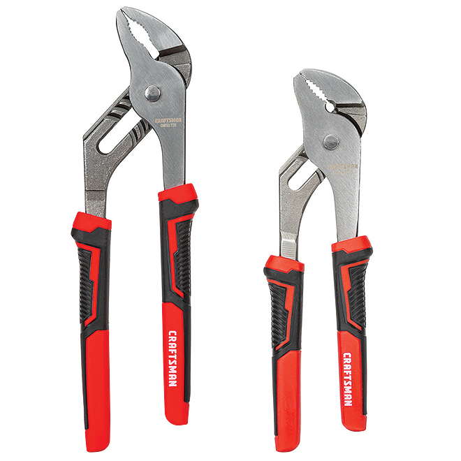 Groove Joint Pliers - 8'' and 10'' - Set of 2