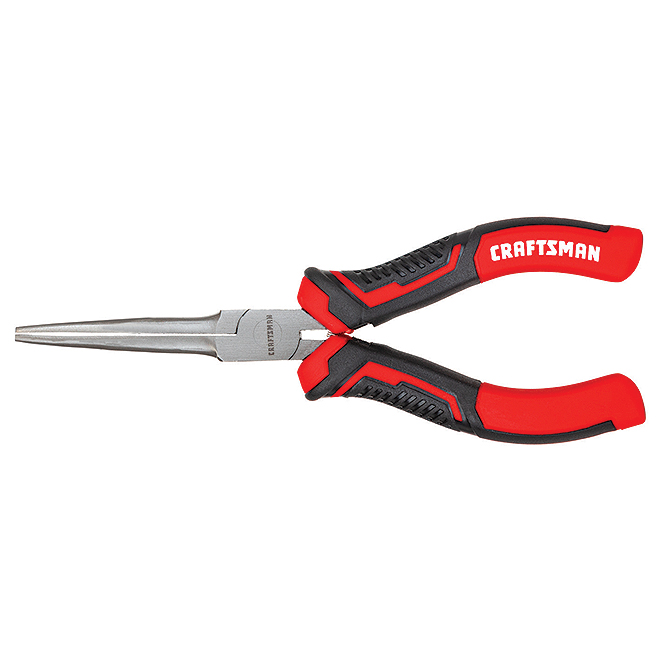 Long-Nose Pliers - 5" - Mini - Steel - Red and Black