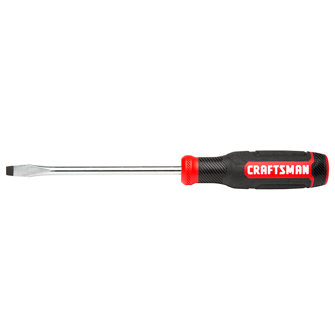 Slotted Screwdriver - Bi-Material - 5/16" x 6" - Red and Black