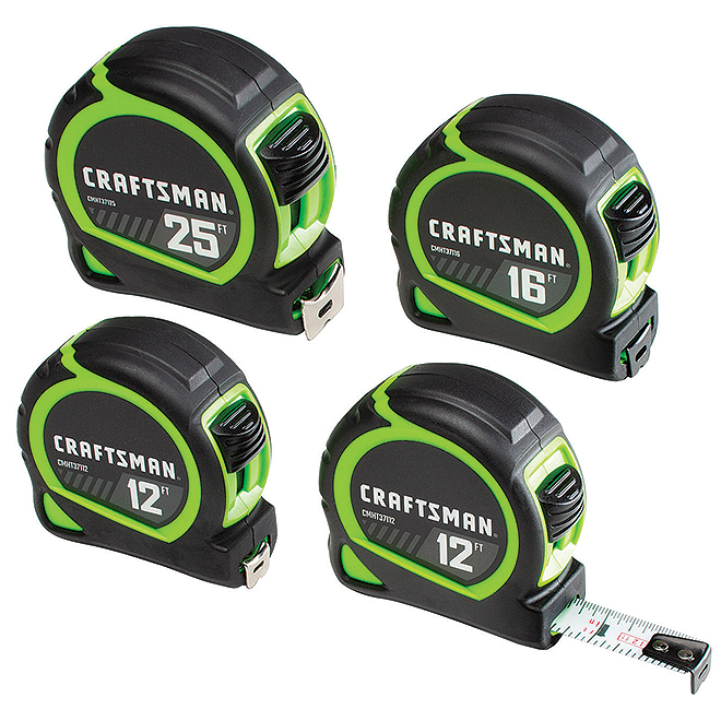 CRAFTSMAN PRO-11 2-Pack 25-ft Tape Measure in the Tape Measures department  at