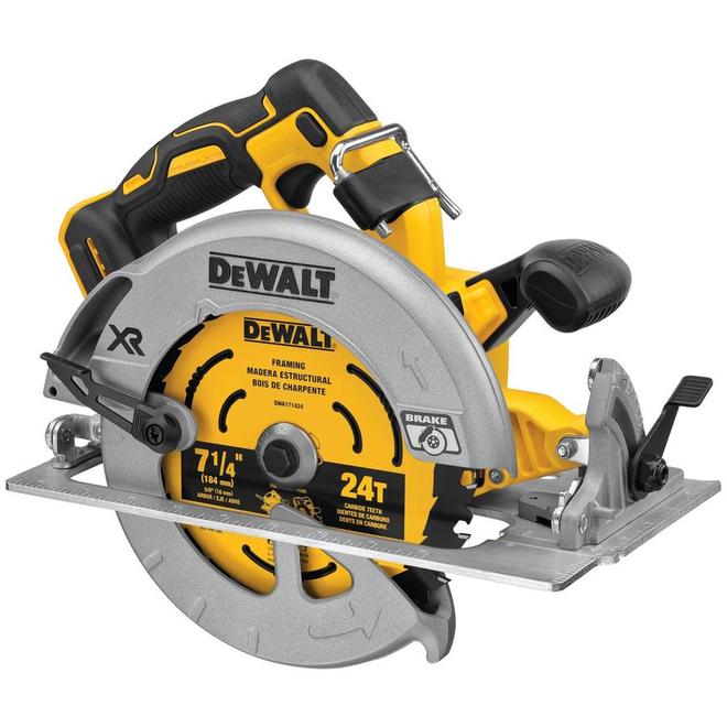 DEWALT Cordless and Brushless 20 V MAX XR 7 1/4-in Circular Saw - 8 AH -  Bare Tool (