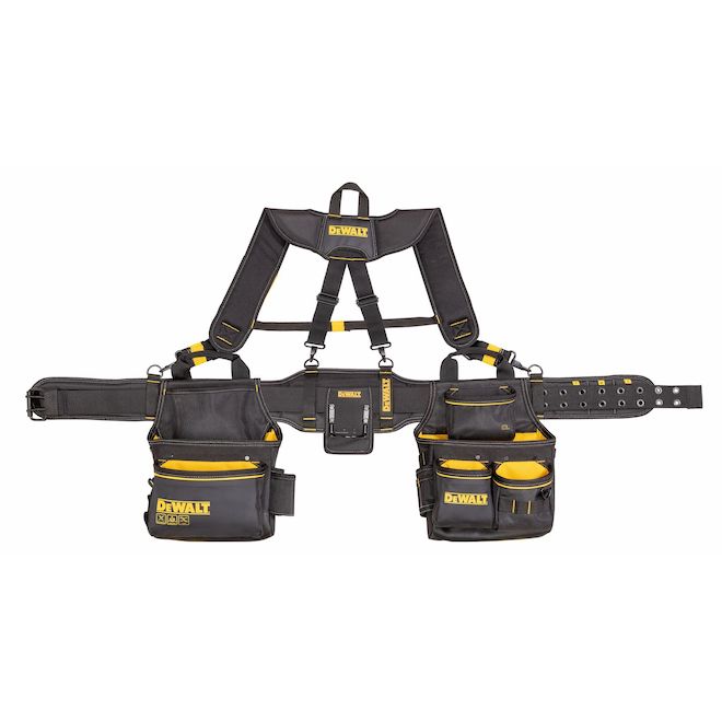 DeWalt Tool Rig Professional with Padded Suspenders 25 Pockets DWST540602  Réno-Dépôt