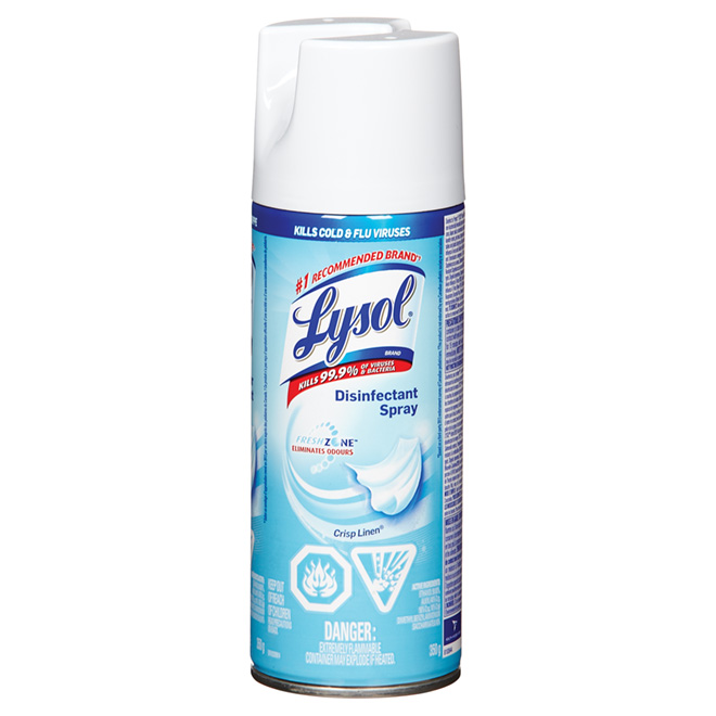 Lysol Disinfectant Air Spray - Linen Crisp Scent - 350 g