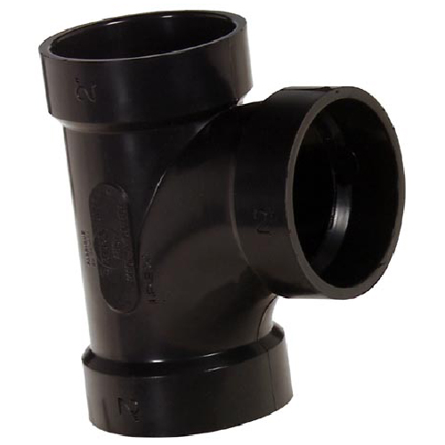 Ipex ABS Sanitary Tee-Wye - 1 1/2-in Dia x 1 1/2-in Dia x 1 1/2-in Dia - For Drain Waste and Vent Piping - Socket