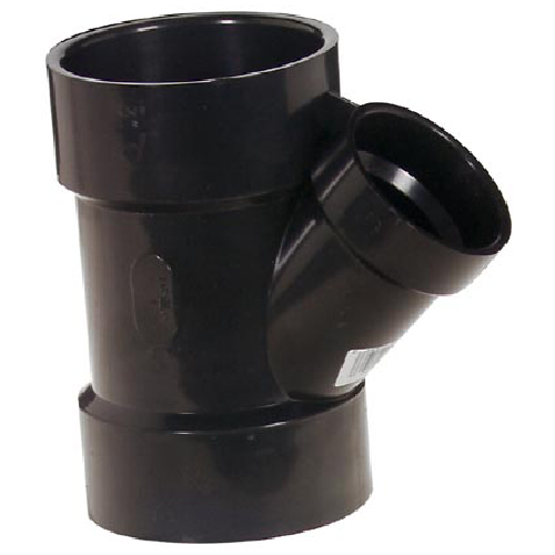 Ipex ABS Wye Fittings 3in Dia x 3in Dia x 2in Dia 45° Angle