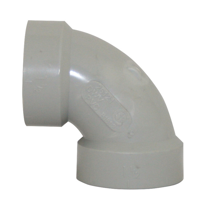 Ipex DWV PVC 2-in 90-degree Elbow Fitting 326500 | Réno-Dépôt