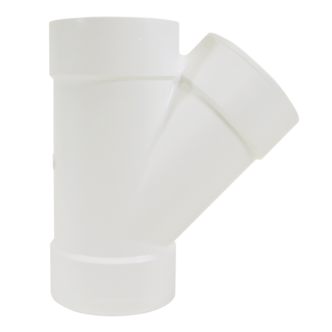 Tuyau d'égout en PVC blanc Ecolotube Ipex bout en cloche, 4 po x 10 pi
