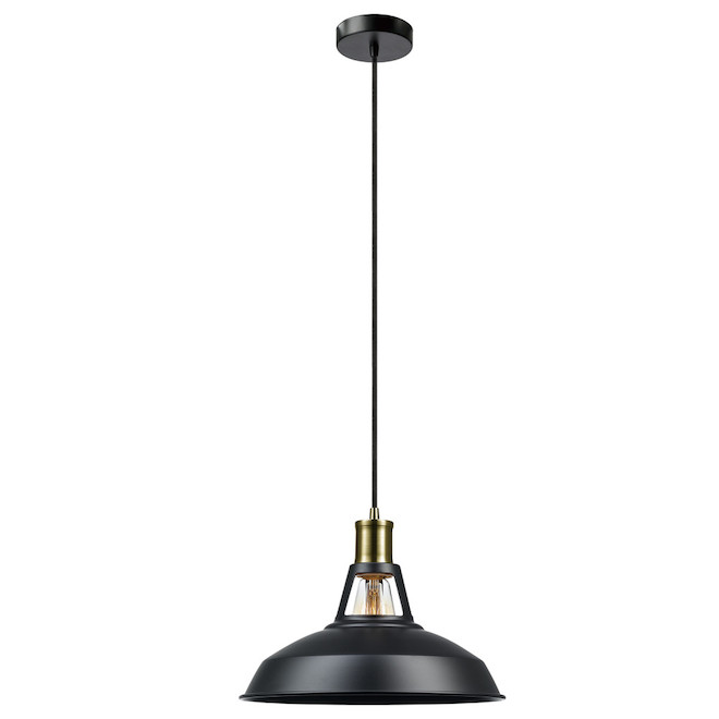 Globe Electric Lampe sur pied et pour étagère de 57.5 de collection Reid  en noir mat avec