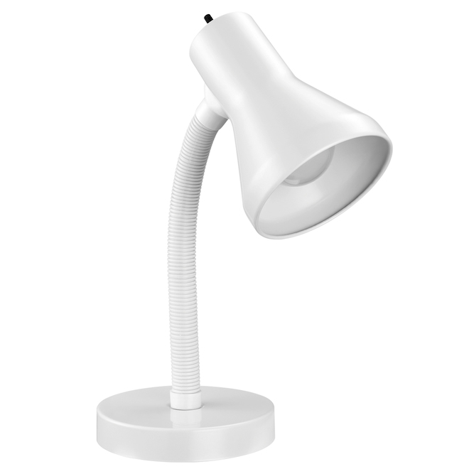 Globe Electric Quinn Desk Lamp - 14.75-in - Metal - White