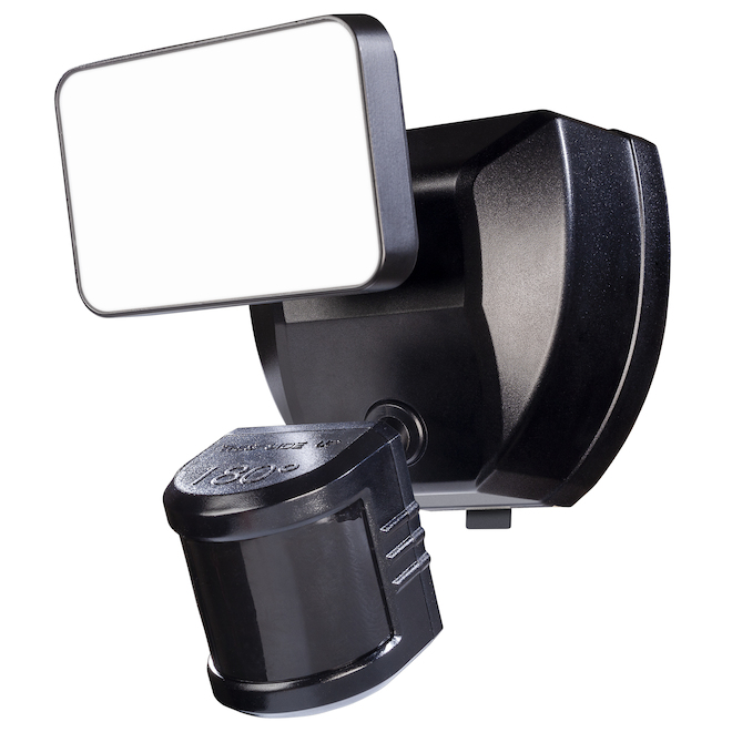Lumière de sécurité DEL avec détecteur de mouvement à 180° Heath Zenith,  noir, à batterie HW-9304-BK