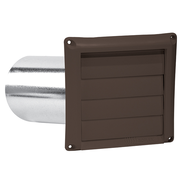 Vent Hood For Exhaust - 3" - Brown