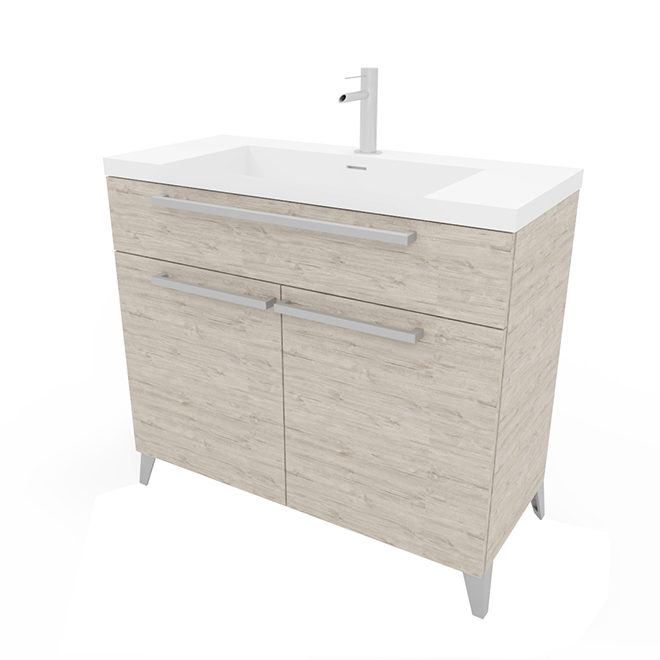 Vanite B F Bathroom Vanity 36 X 33 19 Silverwood Vanite B F Bathroom Vanity 36 X 33 19 Silverwood Vmapmb3633192p1t Réno Dépôt