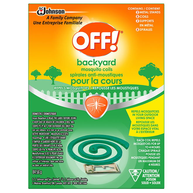 Off(TM) - Mosquito Coils -  8/Pack - Green