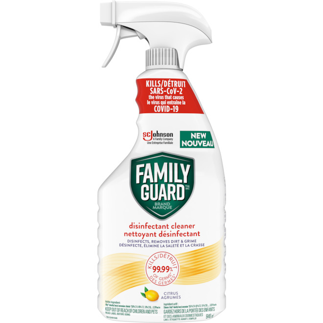 Produit nettoyant désinfectant Family Guard au parfum d'agrume, 946 ml