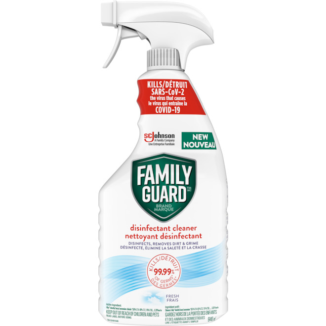 Produit nettoyant désinfectant Family Guard au parfum frais, 946 ml
