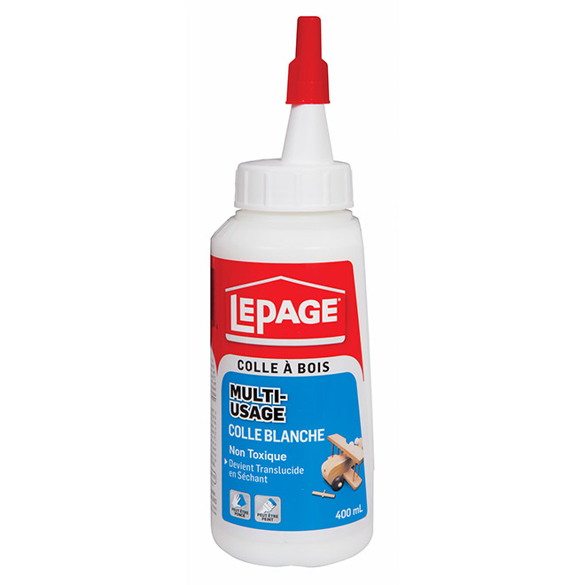 Colle blanche multi-usage LePage, 400 ml 442183