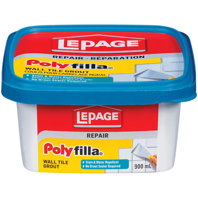 LePage Polyfilla Wall Tile Grout 900 mL 1256124 RénoDépôt