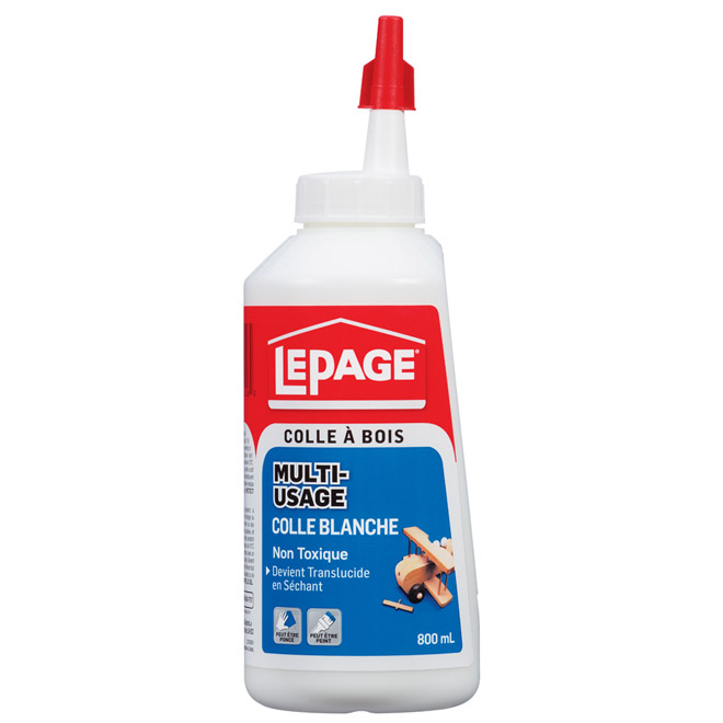 Colle blanche multi-usage LePage, 800 ml