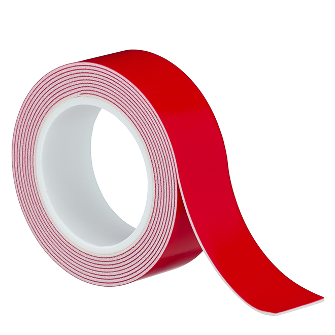 2 x No More Nails Double Sided Mounting Tape Interior & Exterior 1.5m x 19mm Red