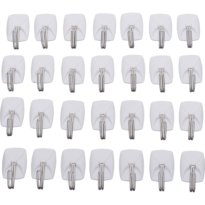 COMMAND Wire Hooks - Small - White - 28 Hooks 17067-MPEF