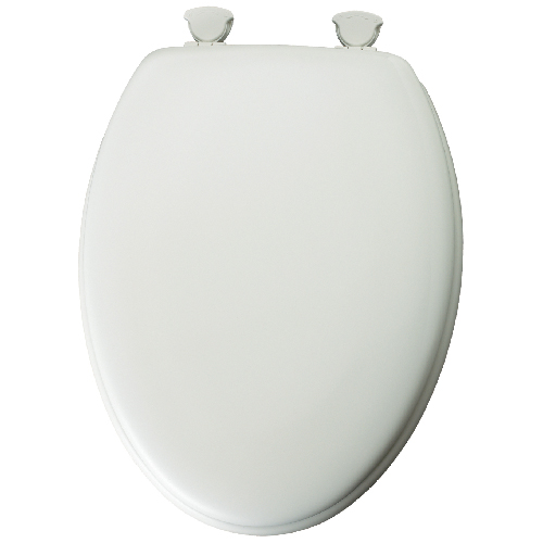 Mayfair Molded Wood Toilet Seat - Eco-friendly - Elongated shape - 2.06-in H x 18.81-in L x 14.19-in W