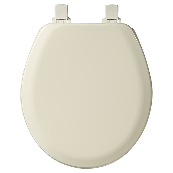 Mayfair Toilet Seat - Moulded Wood - Seat Secure - Round Bowl