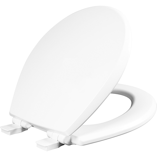 Mayfair Round Toilet Seat - White - Closed Front - Quick Release
