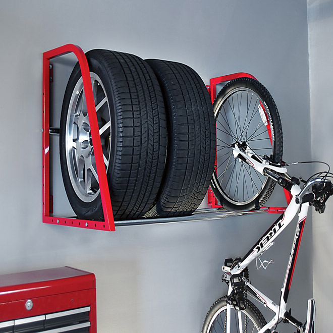 Porte vélo mural appartement pneu 23-32mm : compatible gros pneu