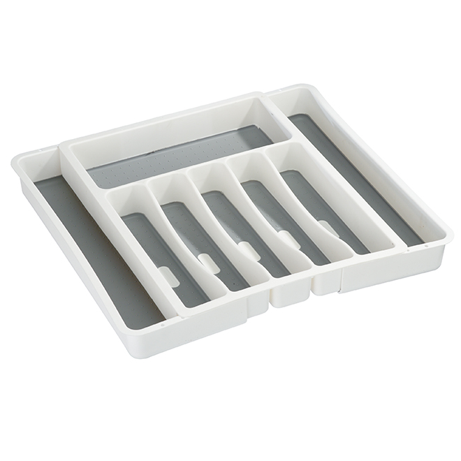 Real Solutions Drawer Organizer - Plastic - White