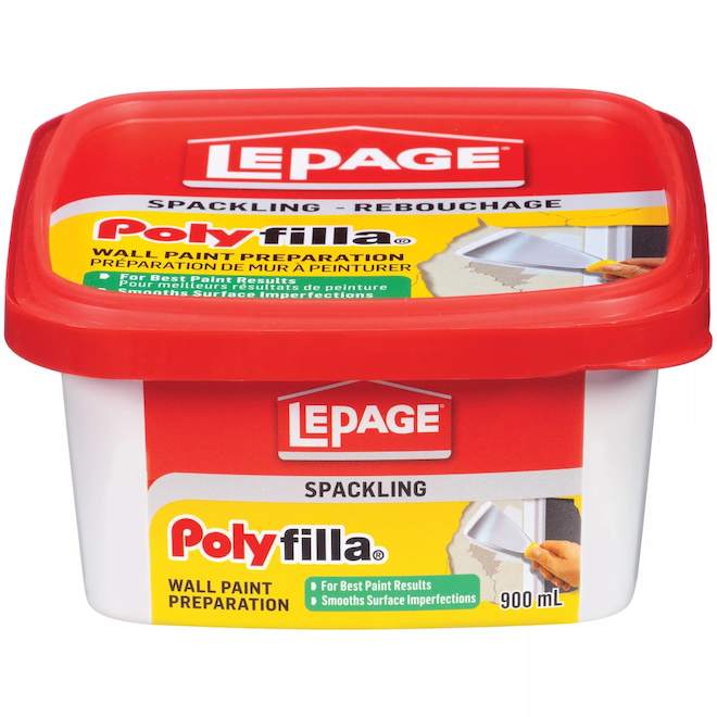 LePage Polyfilla 900ml ReadytoUse Paintable Wall Filling Coumpound
