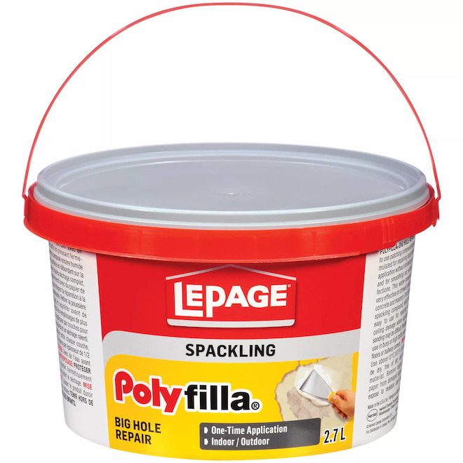 LePage Polyfilla 2.7L ReadytoUse Paintable Big Holes Wall Filling