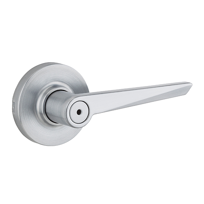 Weiser Yukon Privacy Door Knob - Satin Chrome - Metal - Adjustable Latch -  Reversible Handle