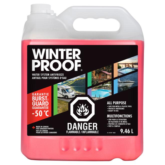 Antigel Winter Proof(MC) pour systèmes d'eau, 9,46 l, rose