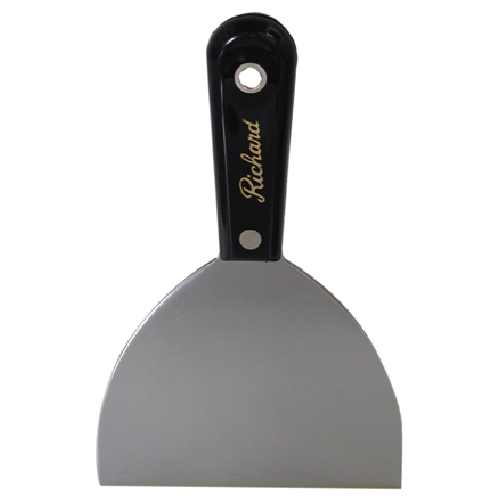 Couteau à joints flexible Pro de Richard, lame en acier dur, manche en polypropylène noir, 5 po l.