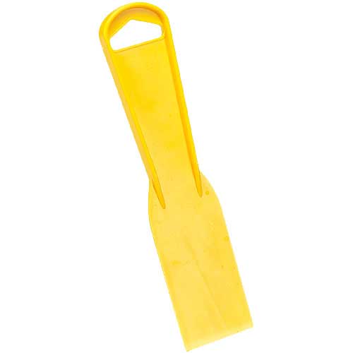 Couteau à mastic flexible Richard, plastique de polystyrène, jaune, 1 9/16 po l.