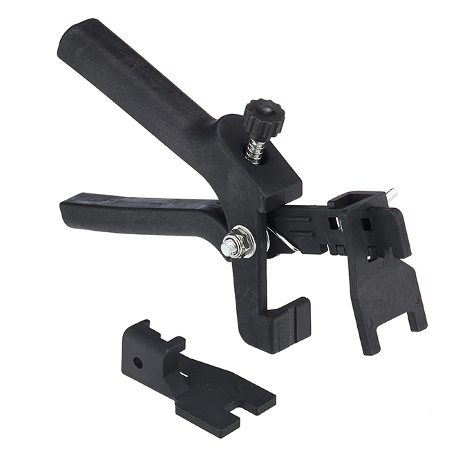 Richard Tile Leveling System Plier - Black - Iron - with Small Wedge Adaptor