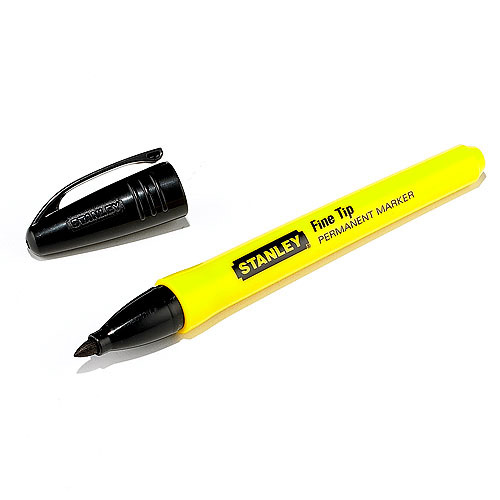 Stanley Fine Tip Permanent Marker Water Resistant Quick Drying