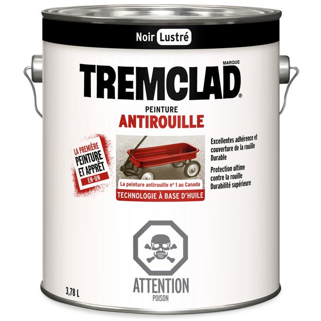Antirouille, Tremclad(MD), 3,78 l, noir lustré