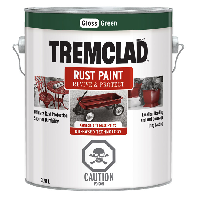 Tremclad(R) Rust Paint Gloss Finish 3.78 L Green 27029X155