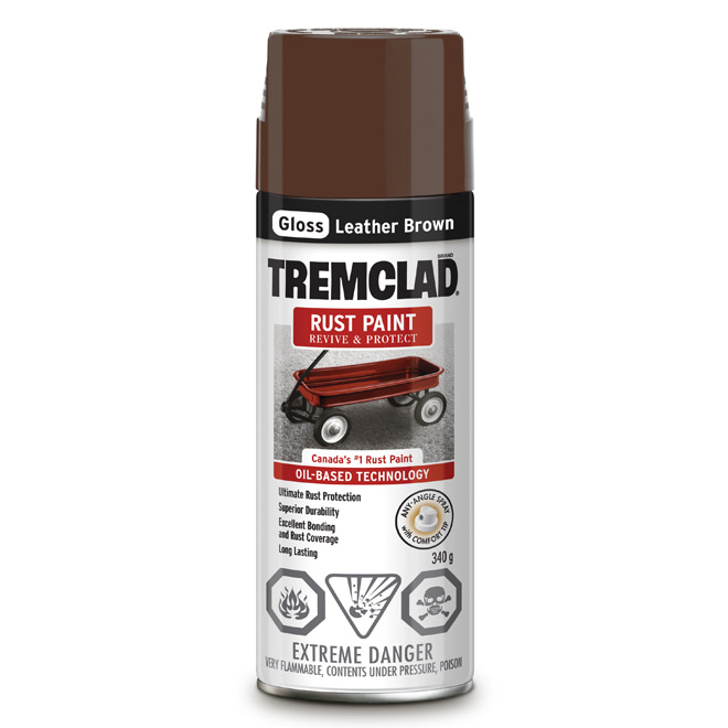 leather brown paint