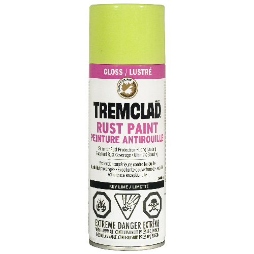 Tremclad Rust Spray Paint 340 g Key Lime Gloss 27033B522 RénoDépôt